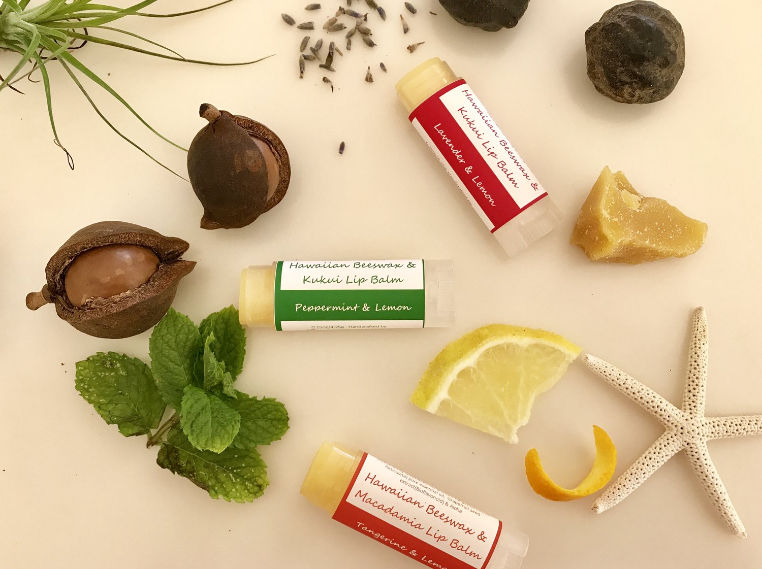 Kukui Lip Balm Peppermint & Lemon Kukui Lip Balm Peppermint & Lemon