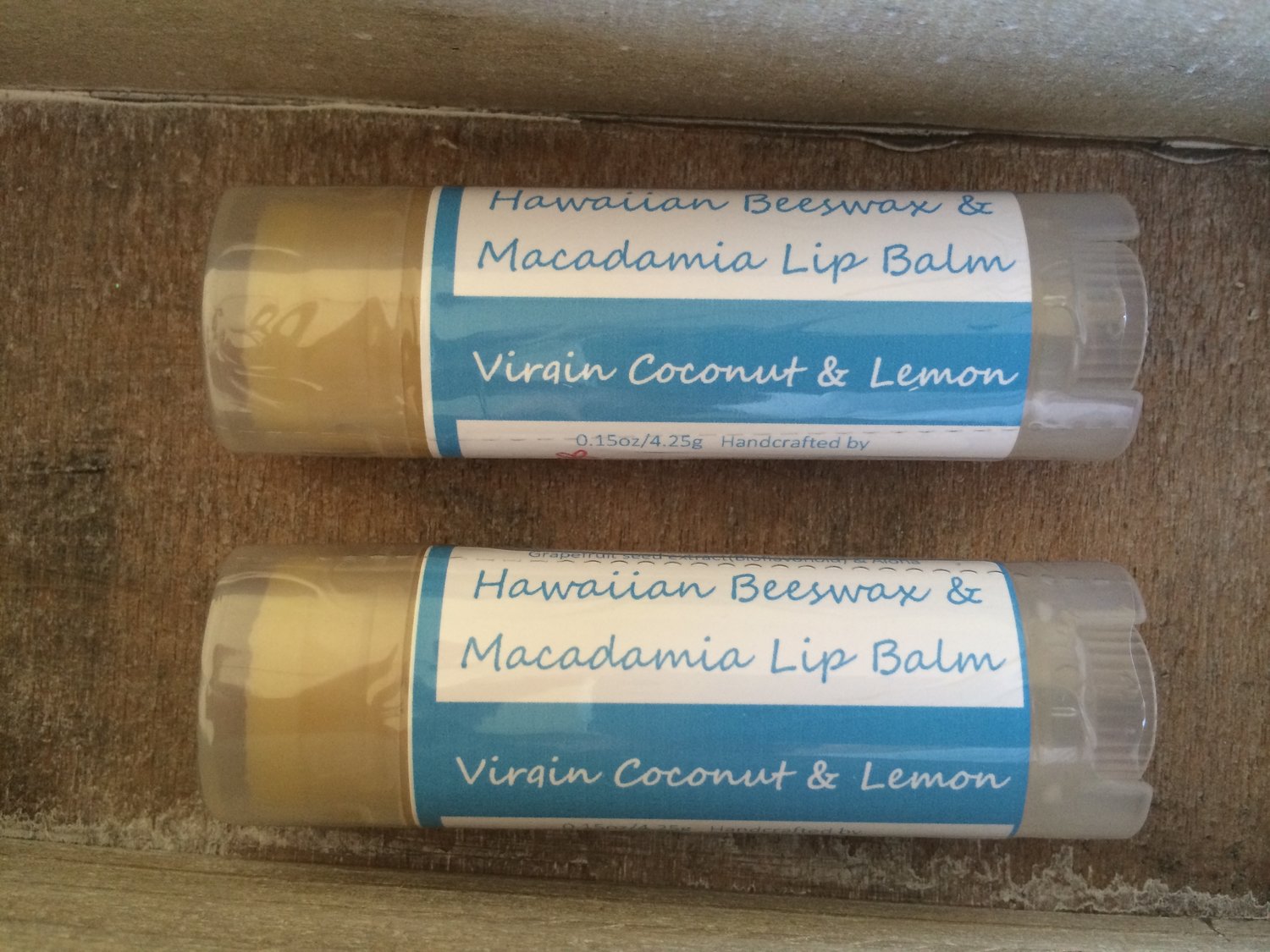 Macadamia Lip Balm Virgin Coconut & Lemon Macadamia Lip Balm Virgin Coconut & Lemon