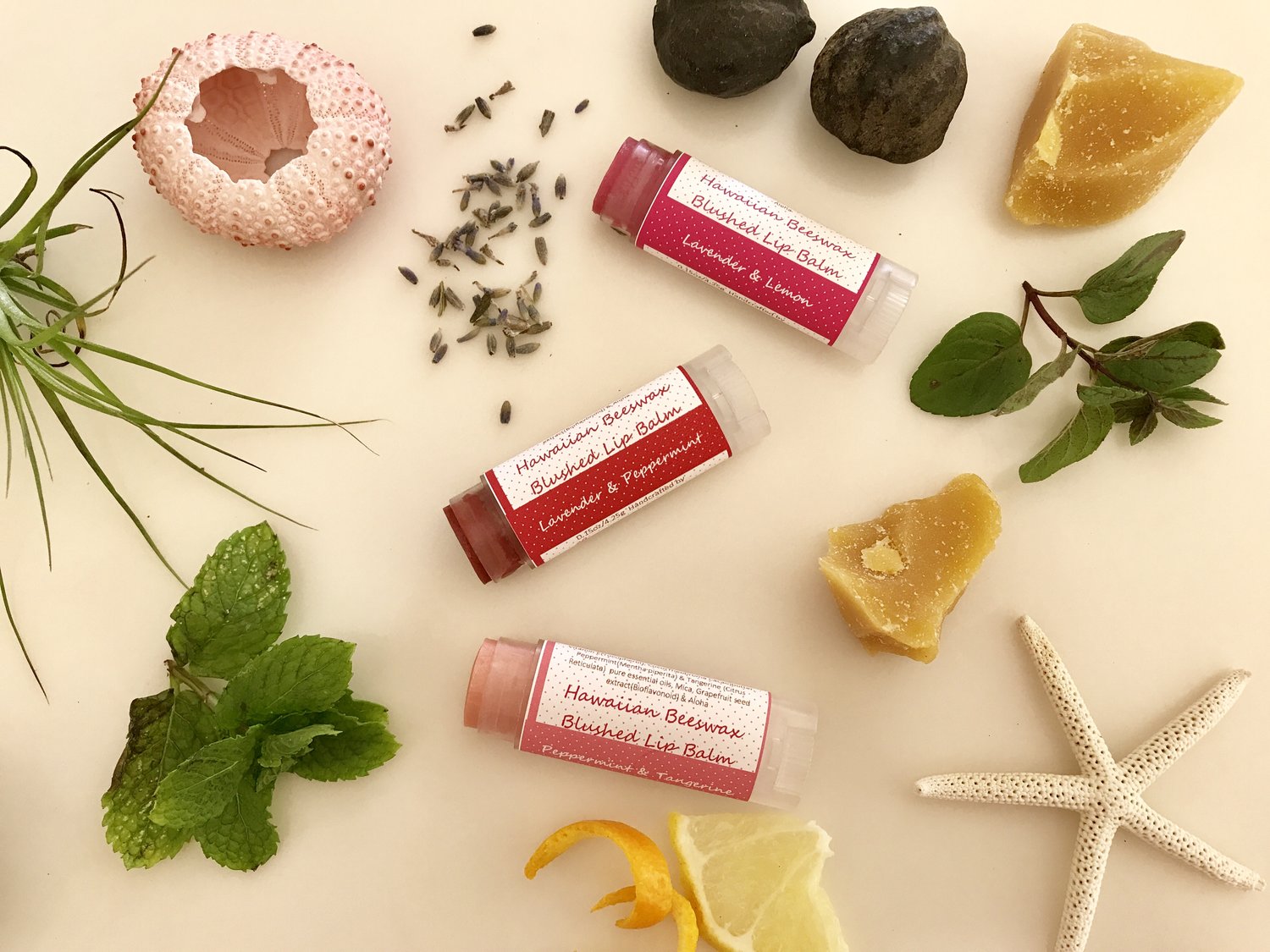 Blushed Lip Balm Lavender & Peppermint (Wine Red) Blushed Lip Balm Lavender & Peppermint (Wine Red)