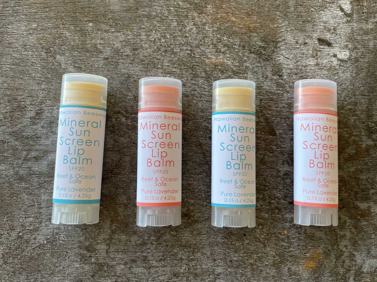 Mineral Sunscreen Lip Balm SPF20 Reef & Ocean Safe Pure Lavender 0.15oz Natural Zinc or Pink Tinted Mineral Sunscreen Lip Balm SPF20 Reef & Ocean Safe Pure Lavender 0.15oz Natural Zinc or Pink Tinted